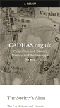 Mobile Screenshot of cadhas.org.uk
