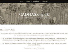 Tablet Screenshot of cadhas.org.uk